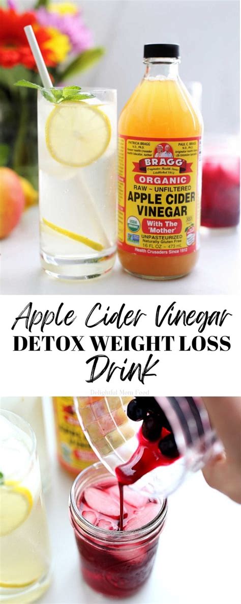 Apple Cider Vinegar Drink for Weight Loss - Delightful Mom Food