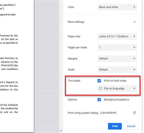 How to Print Front and Back on Google Docs (Double-Sided)