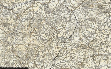 Historic Ordnance Survey Map of Crowborough, 1898