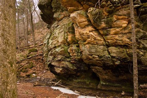 Rock Caves And Landscape At Governor Dodge State Park Image Free Photo