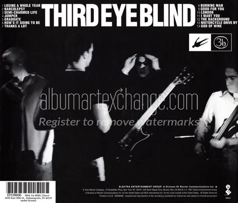 Album Art Exchange - Third Eye Blind (Tray, Back) by Third Eye Blind - Album Cover Art