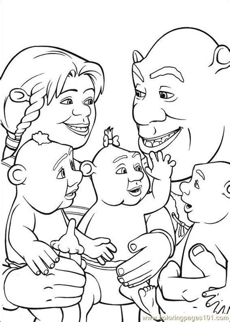 Shrek Coloring Pages | free printable coloring page Shrek 3 36 (Cartoons > Shrek the Third ...