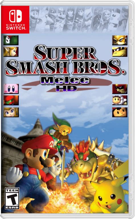 Super Smash Bros Melee HD Nintendo Switch Cover by Danyviani on DeviantArt