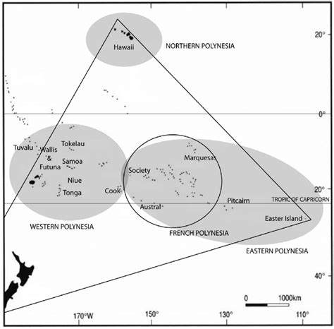 Map of the Polynesian triangle. | Download Scientific Diagram