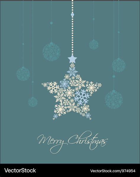 Christmas star Royalty Free Vector Image - VectorStock