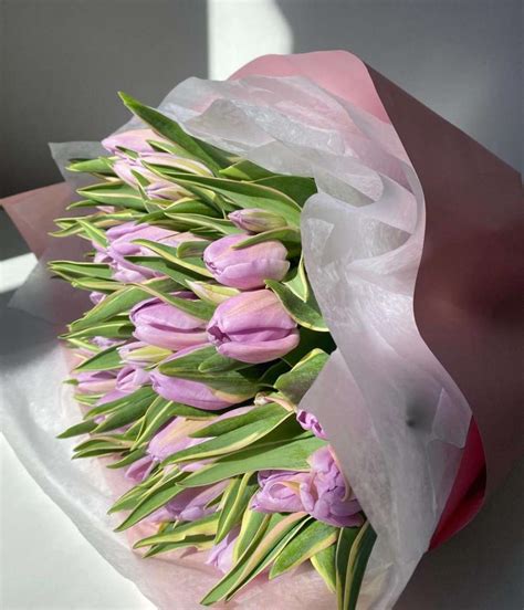 Purple Tulip bouquet by Magic Flowers Est 21