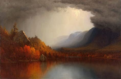 sanford, Robinson, Gifford, Picture, Lake, Forest, Autumn, Clouds ...