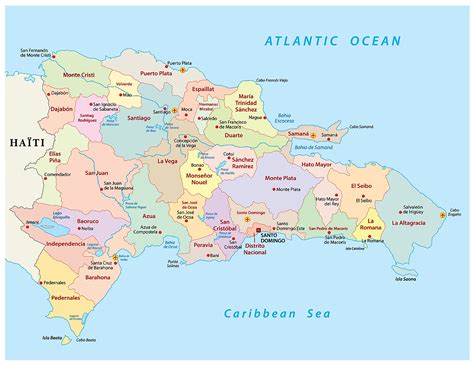 Mapas de República Dominicana - Atlas del Mundo