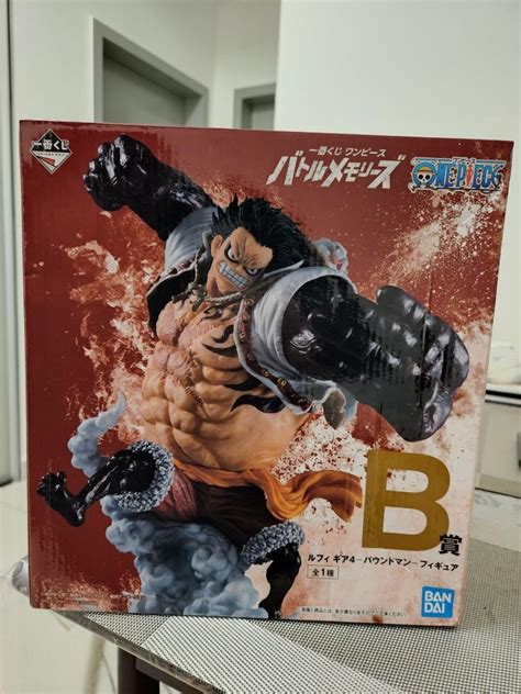 Ichiban Kuji Banpresto One Piece Luffy Gear 4 Boundman Battle Memories B Prize, Hobbies & Toys ...