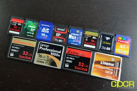 Best Memory Card Roundup: 13 Memory Cards Tested - Custom PC Review