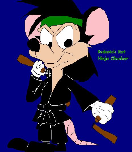 Roderick Rat Ninja Chucker by RoderickRatTTAFan on DeviantArt