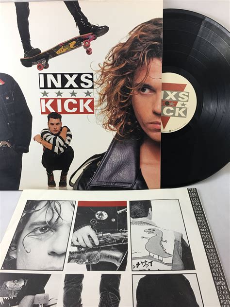 INXS Kick Vinyl Record LP Gatefold Sleeve Original Inner | Etsy ...