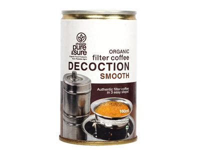 Organic Filter Coffee Decoction - Smooth (Pure&Sure)