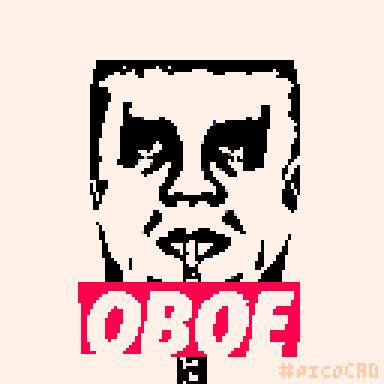 OBOE GIANT by nucron for picoCAD Jam 122: Graffiti - itch.io