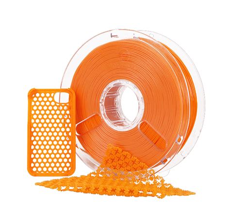3D Printing Material: PolyFlex,Orange | 3d printing materials, 3d printing projects, 3d printer ...