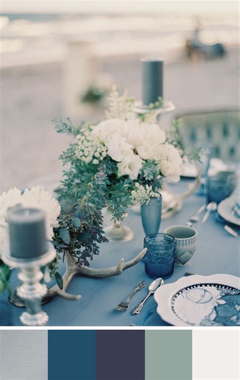 Cool Silver: 5 Silver Color Palettes for your Wedding Day