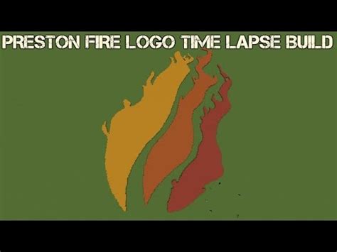 PrestonPlayz Fire Logo Time Lapse - Minecraft - YouTube