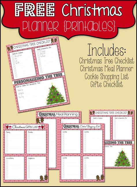 FREE Printable Christmas Planner!