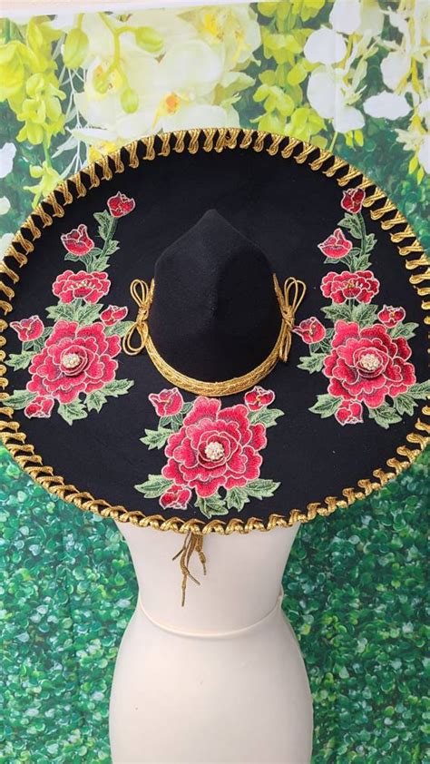 Sombrero Charro para adulto Charro hat Charro accesories | Etsy