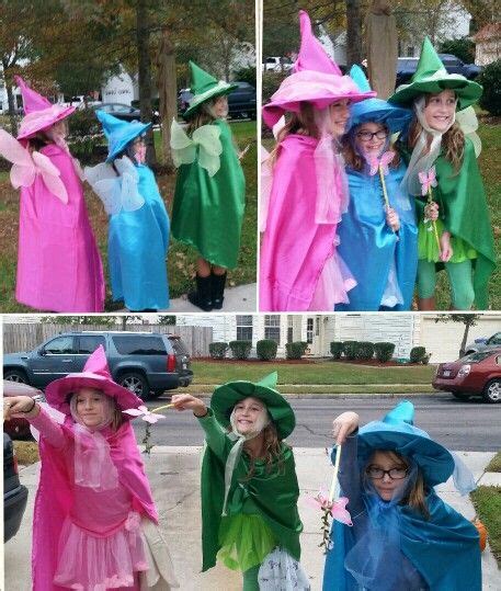 My favorite Halloween costume ever. Fauna, Flora, and Merryweather | Fairy costume, Halloween ...