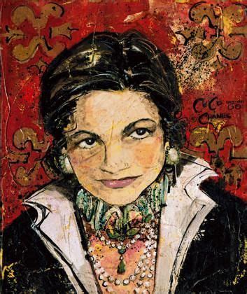 Coco Chanel - Kathy Womack Gallery Coco Chanel, Wood Print, Stretch ...