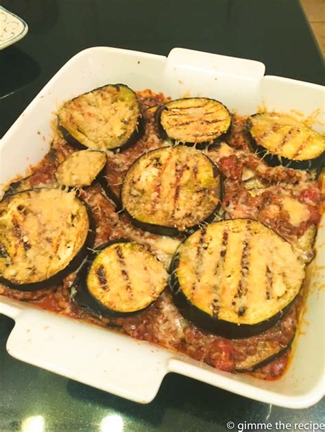 Aubergine Parmigiana - Gimme The Recipe - You came for the food now ...