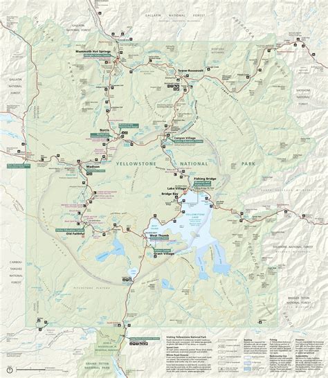 Yellowstone National Park Map - The best maps of Yellowstone