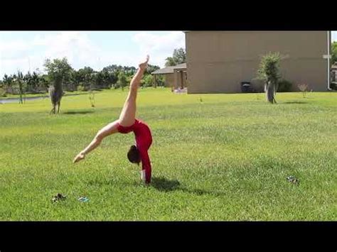 Gymnastics Front Walkover Challenge - YouTube