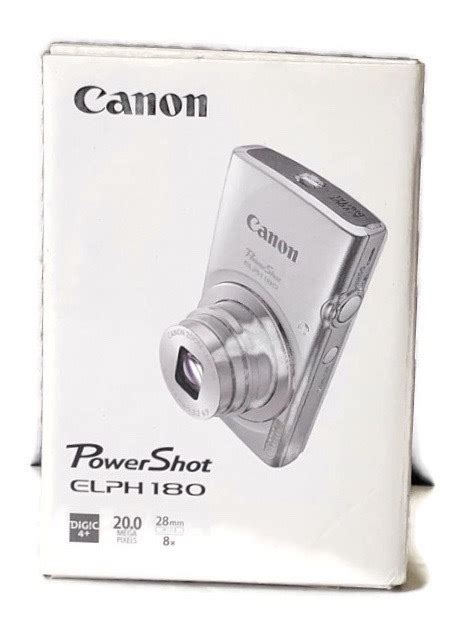 Canon PowerShot ELPH 180 Digital Camera Silver - New | USA Pawn