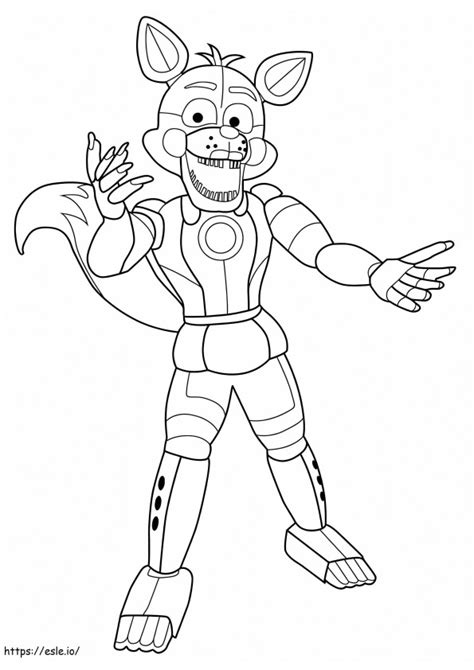 FNAF Coloring Pages - exciting coloring pages of characters from the popular game Five Nights at ...