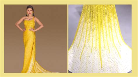 The Special Meaning Behind Rabiya Mateo's Yellow Dress At The Miss ...