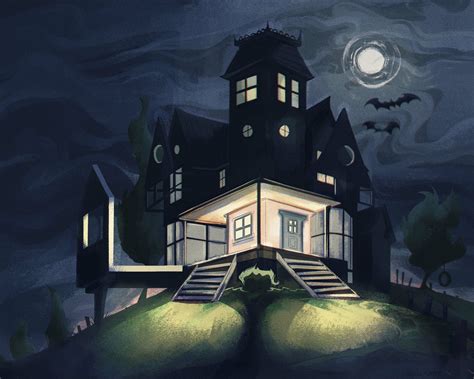 ArtStation - Maitland's House- Beetlejuice Fanart