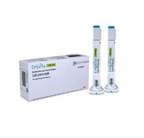 Emgality Galcanezumab Injection, Strength: 120 mg at Rs 8600/box in Patna