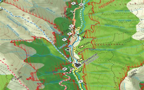 ПП РИЛСКИ МАНАСТИР - туристическа карта - DavGEO