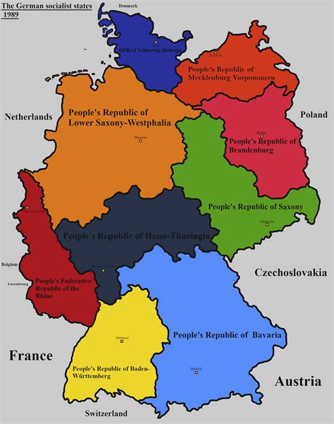 Map Of All My Independent Communist German Nations : r/imaginarymaps