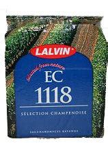 ibrew - Lalvin EC1118 yeast (125gm packet)