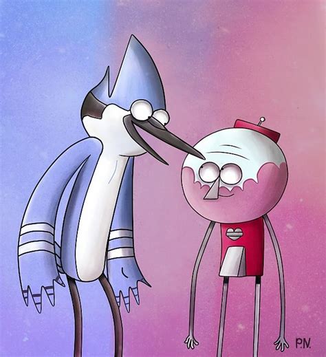 Mordecai and Benson by PsyhicNik on DeviantArt | Обычное шоу, Смешные ...