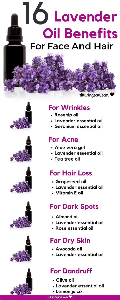 16 Lavender Oil Uses And Benefits For Face And Hair | Lavender oil uses, Lavender oil benefits ...