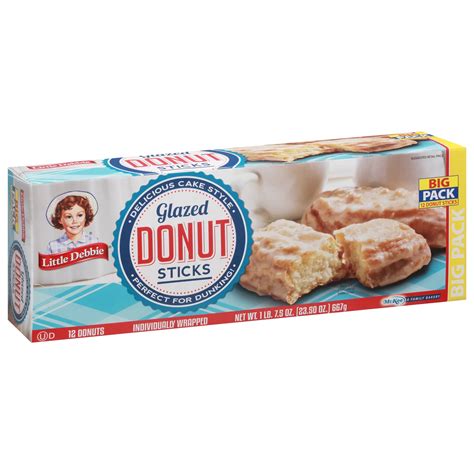 Little Debbie Glazed Donut Sticks - Big Pack - Shop Snack cakes at H-E-B