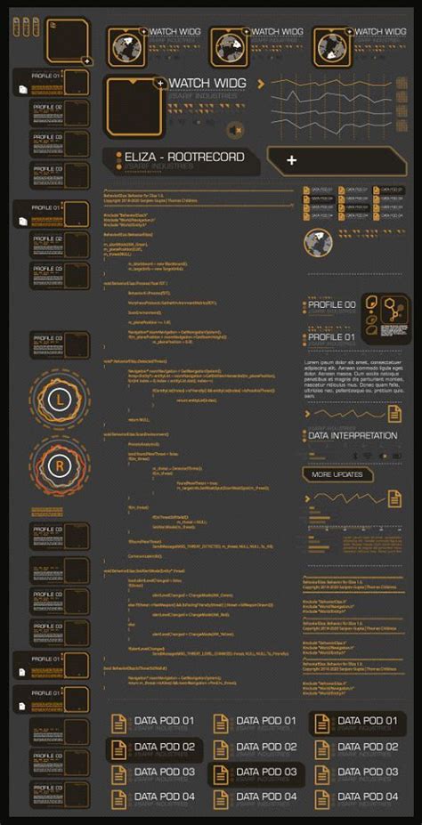 cyberpunk interface design - Поиск в Google | Design system, Interface ...