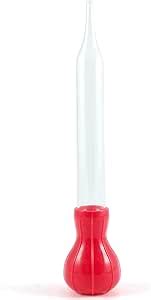 Amazon.com: Red Silicone and Glass Turkey Baster: Kitchen & Dining