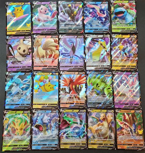 200 Pokemon Cards Bulk Lot 1x Ultra Rare V 24x Holo/Rare/Shiny Amazing ...