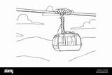 Cable Car Coloring Pages sketch template
