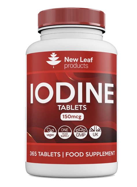 Iodine Thyroid Support Tablets 1 Year Supply | Shop Today. Get it ...