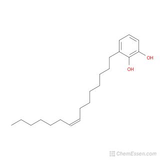 Chemical Structure of Urushiol II - C21H34O2 | Mol-Instincts