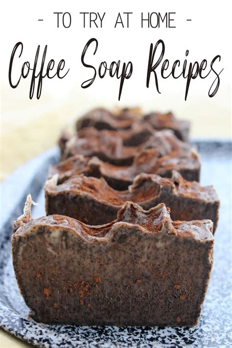 7 Fabulous Coffee Soap Recipes