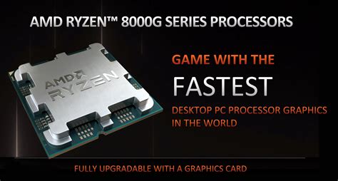 AMD Ryzen 8000G series Desktop Processors with Radeon Graphics