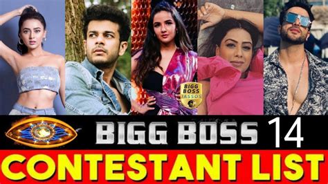 {Final} Bigg Boss 14 Contestants Name List 2020 with Photos