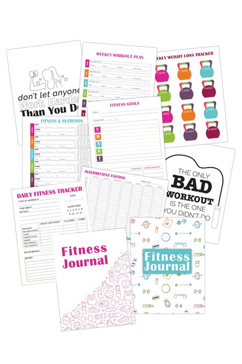 Fitness Journal (23 Pages) – Freebie Finding Mom