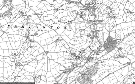 Old Maps of Ermington, Devon - Francis Frith